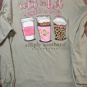 Simply Southern Women’s Long Sleeve Shirt - Green